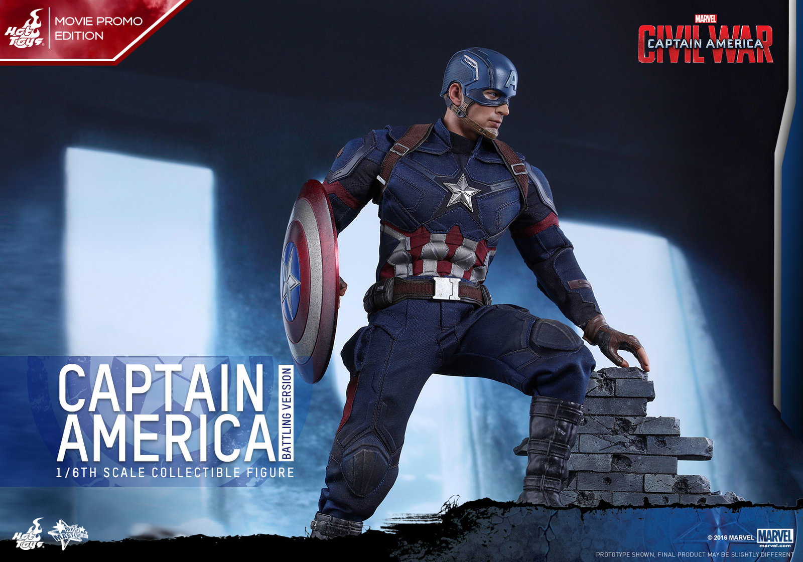 Captain America Civil War - Captain America (Battling Version) image 7
