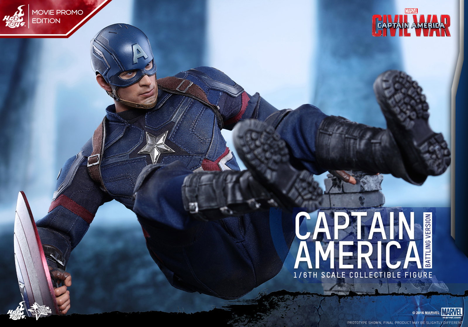 Captain America Civil War - Captain America (Battling Version) image 8