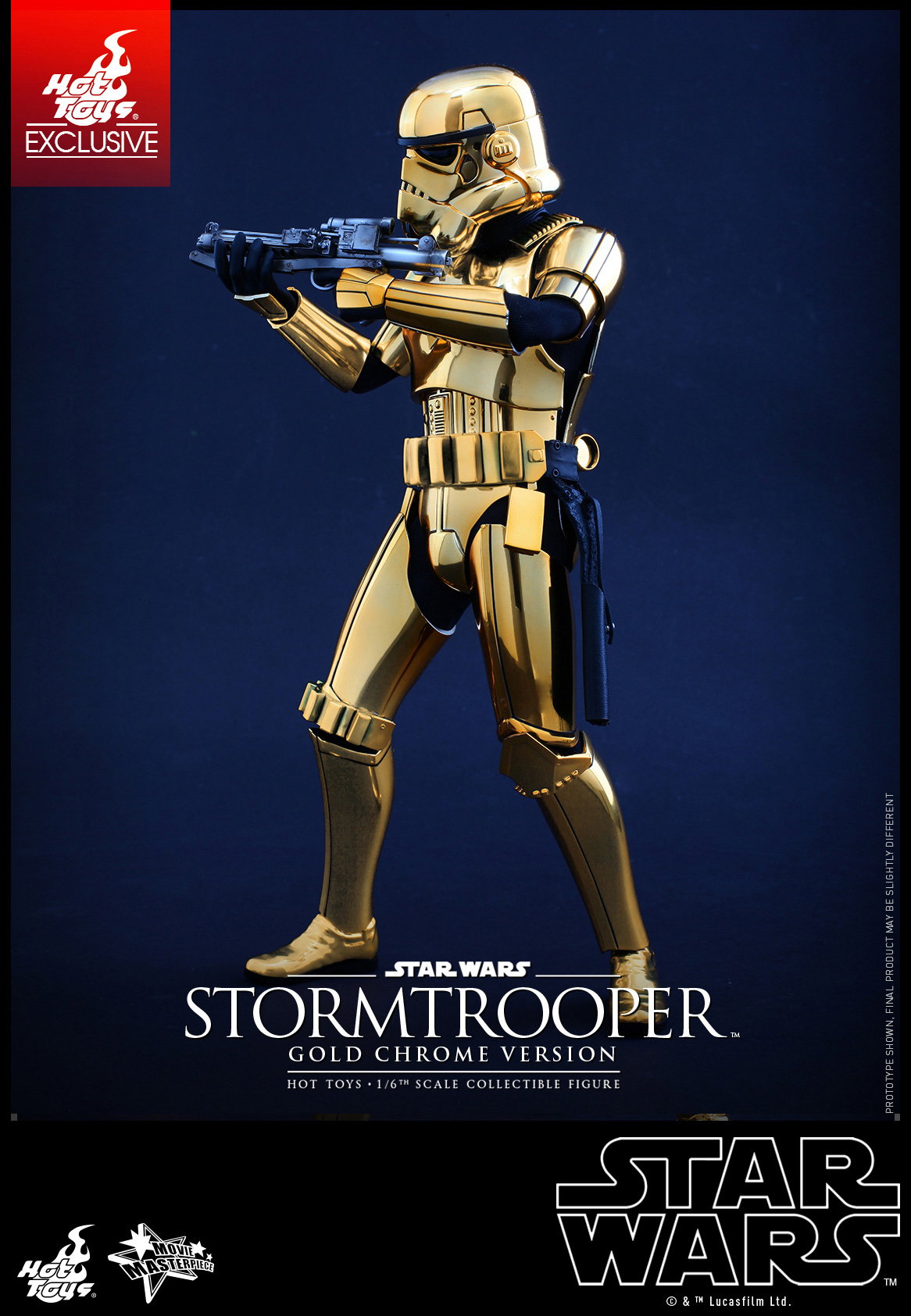 Star Wars - Stormtrooper (Gold Chrome Version) image 3