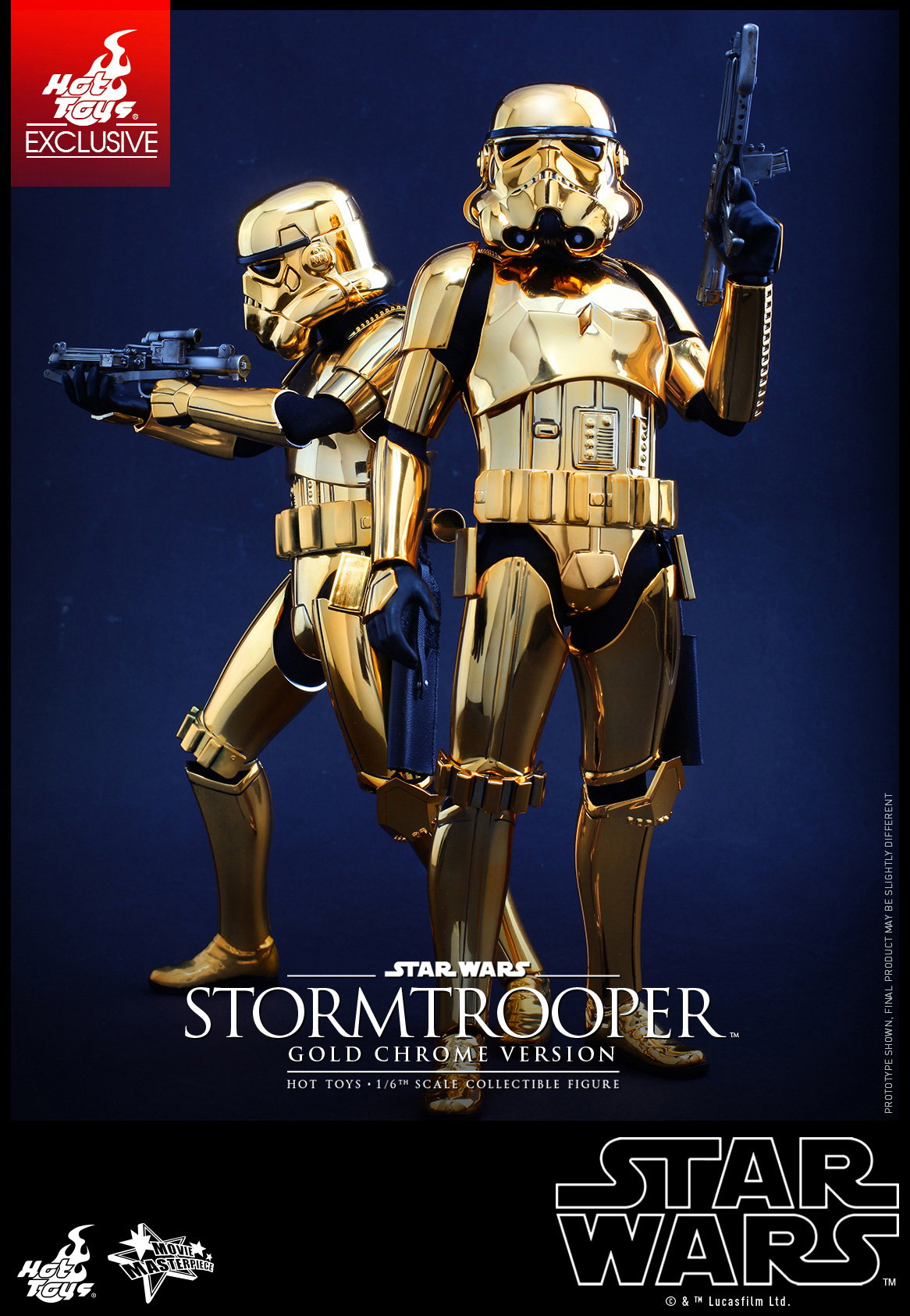 Star Wars - Stormtrooper (Gold Chrome Version) image 4