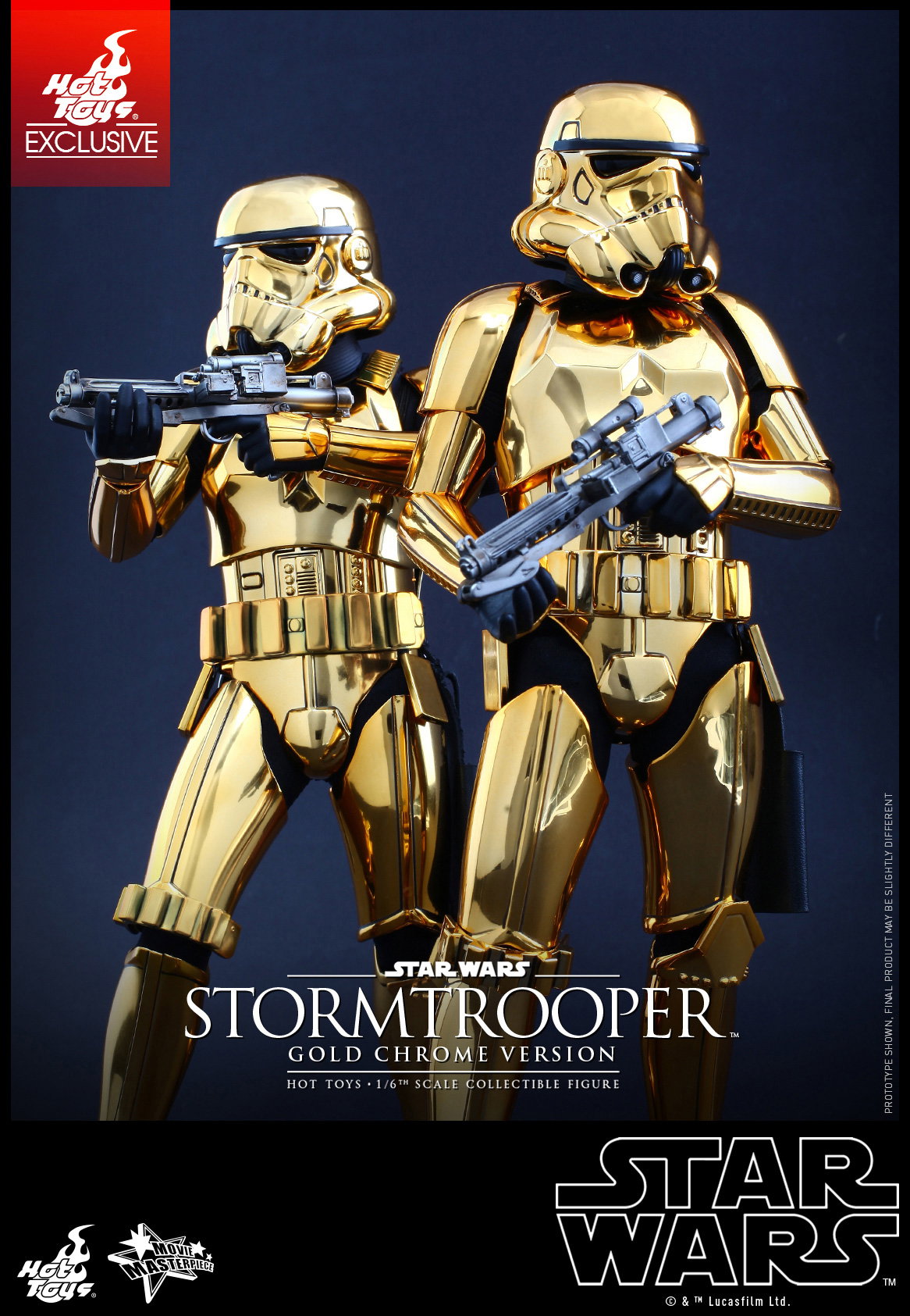 Star Wars - Stormtrooper (Gold Chrome Version) image 5