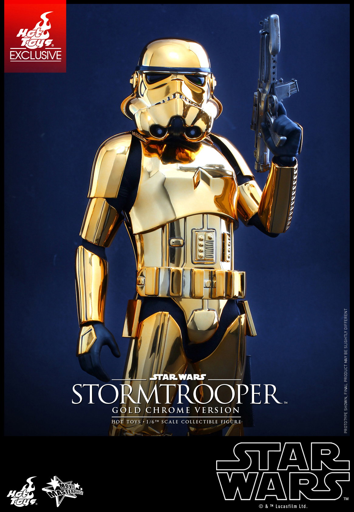 Star Wars - Stormtrooper (Gold Chrome Version) image 7