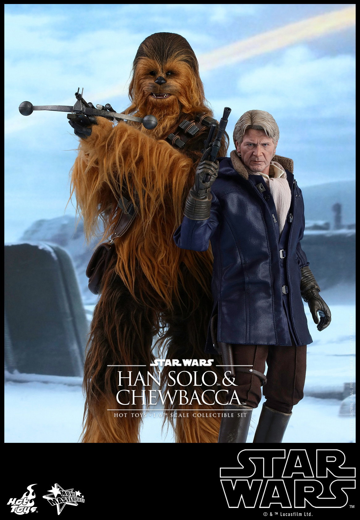 Star Wars The Force Awakens - Han Solo & Chewbacca Set [With Bonus Accessories] image 2