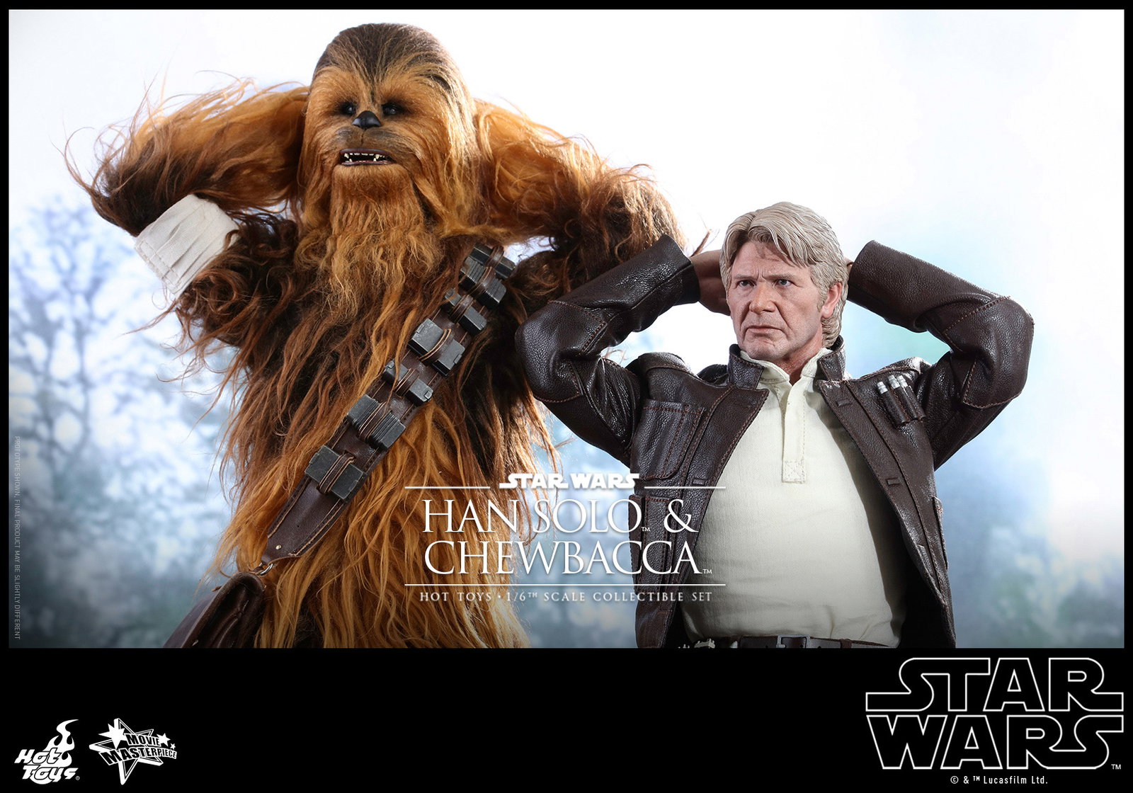 Star Wars The Force Awakens - Han Solo & Chewbacca Set [With Bonus Accessories] image 4