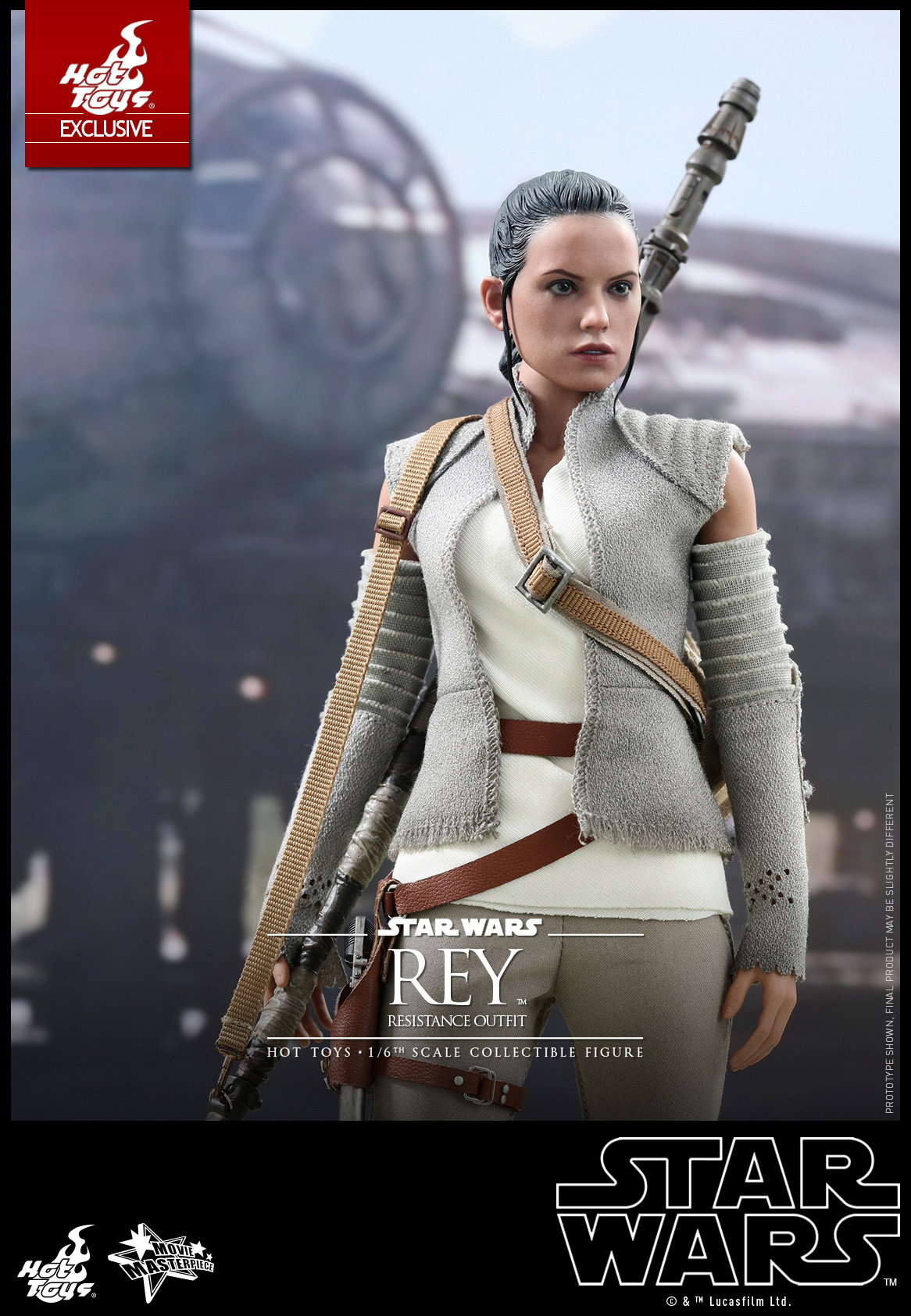 Star Wars The Force Awakens - Rey (Resistance Outfit Version) image 8