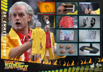 Back To The Future Part II - Dr. Emmett Brown [With Bonus Accessory]