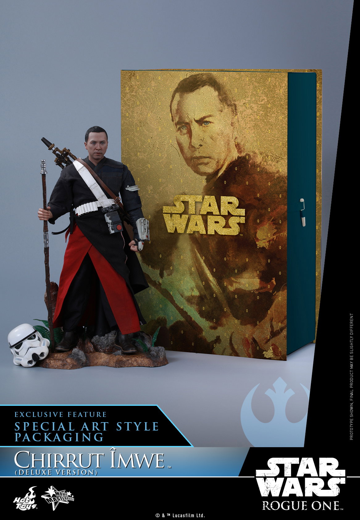 Rogue One: A Star Wars Story - Chirrut Imwe [With Bonus Accessory] image 3