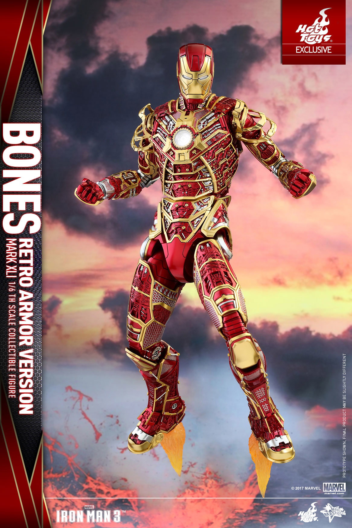 Iron Man 3 - Mark 41 Bones (Retro Armor Version) image 2