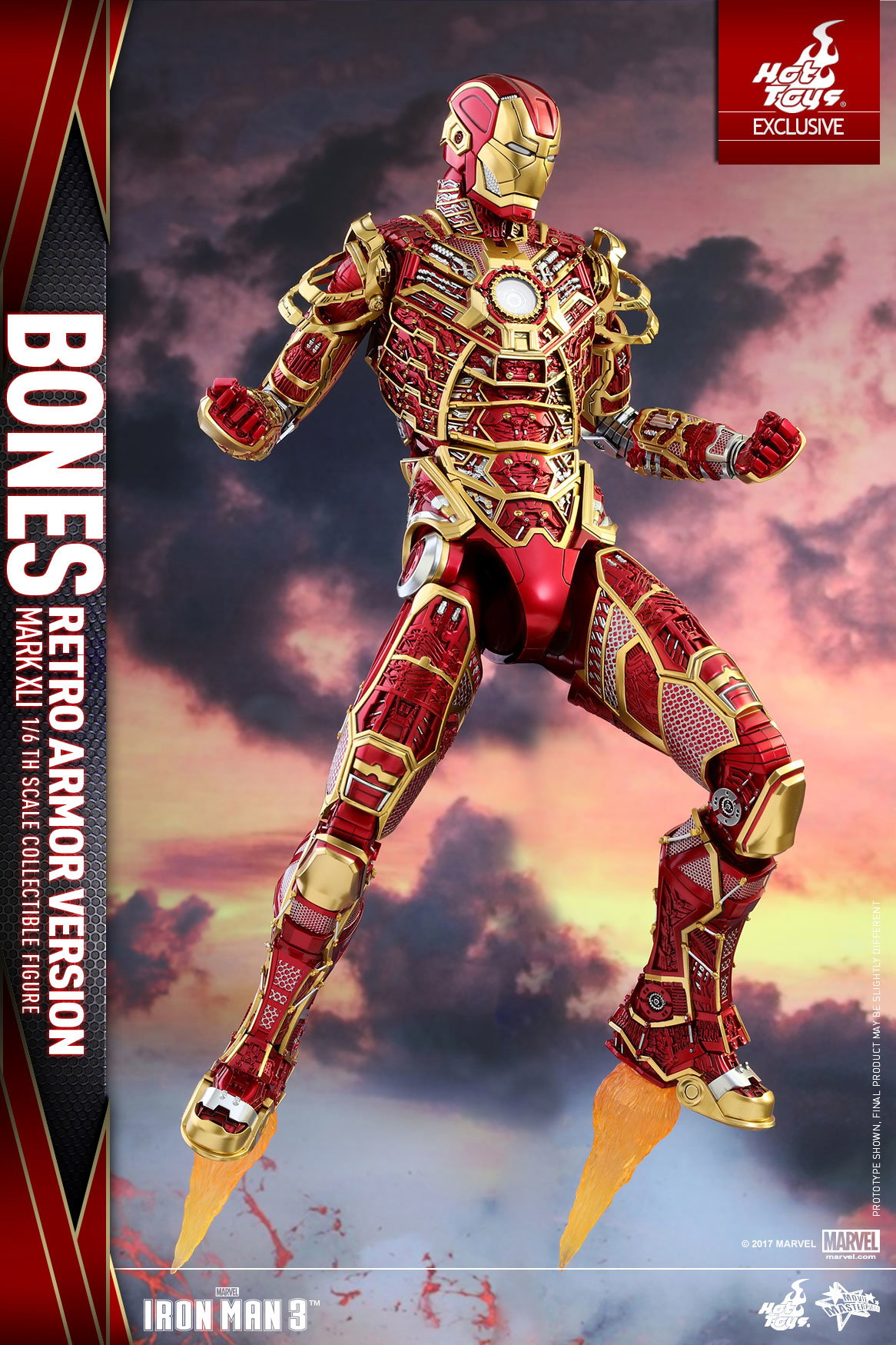 Iron Man 3 - Mark 41 Bones (Retro Armor Version) image 3