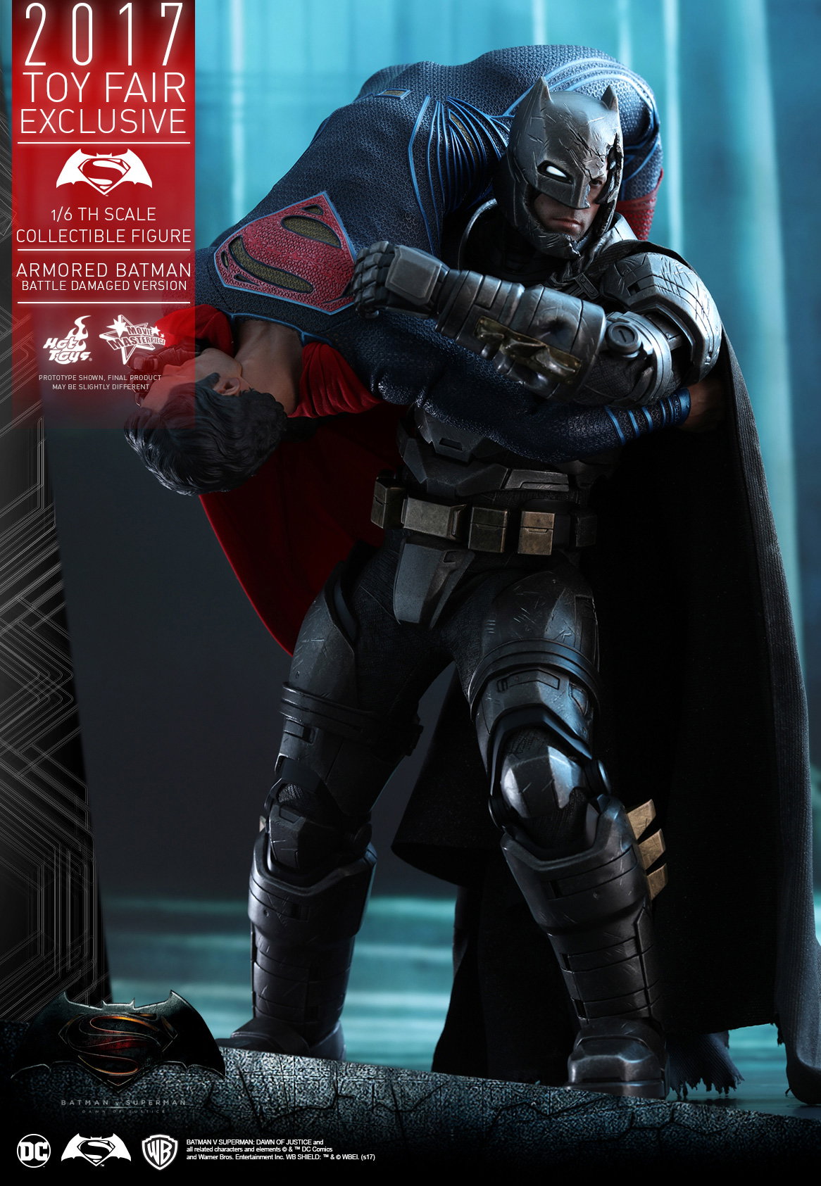 Batman v Superman Dawn of Justice - Armored Batman (Battle Damaged Version) image 10