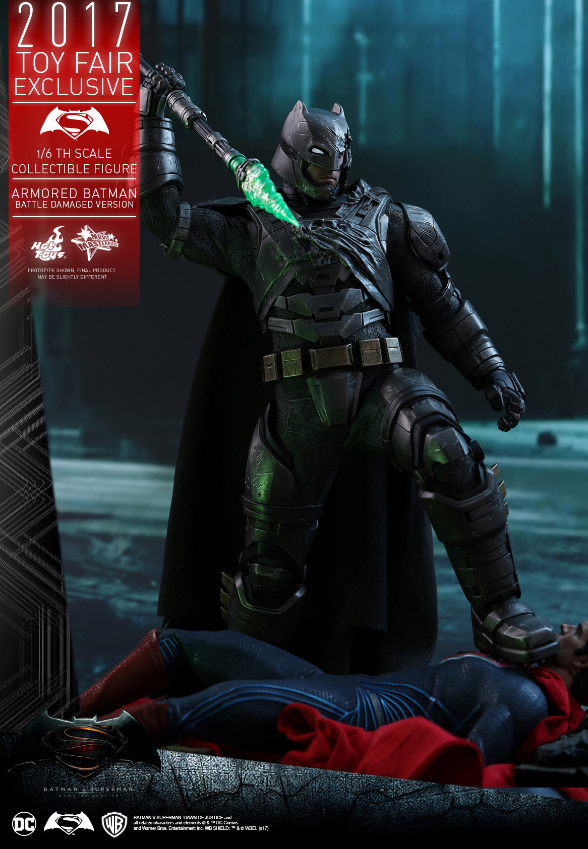 Batman v Superman Dawn of Justice - Armored Batman (Battle Damaged Version) image 3