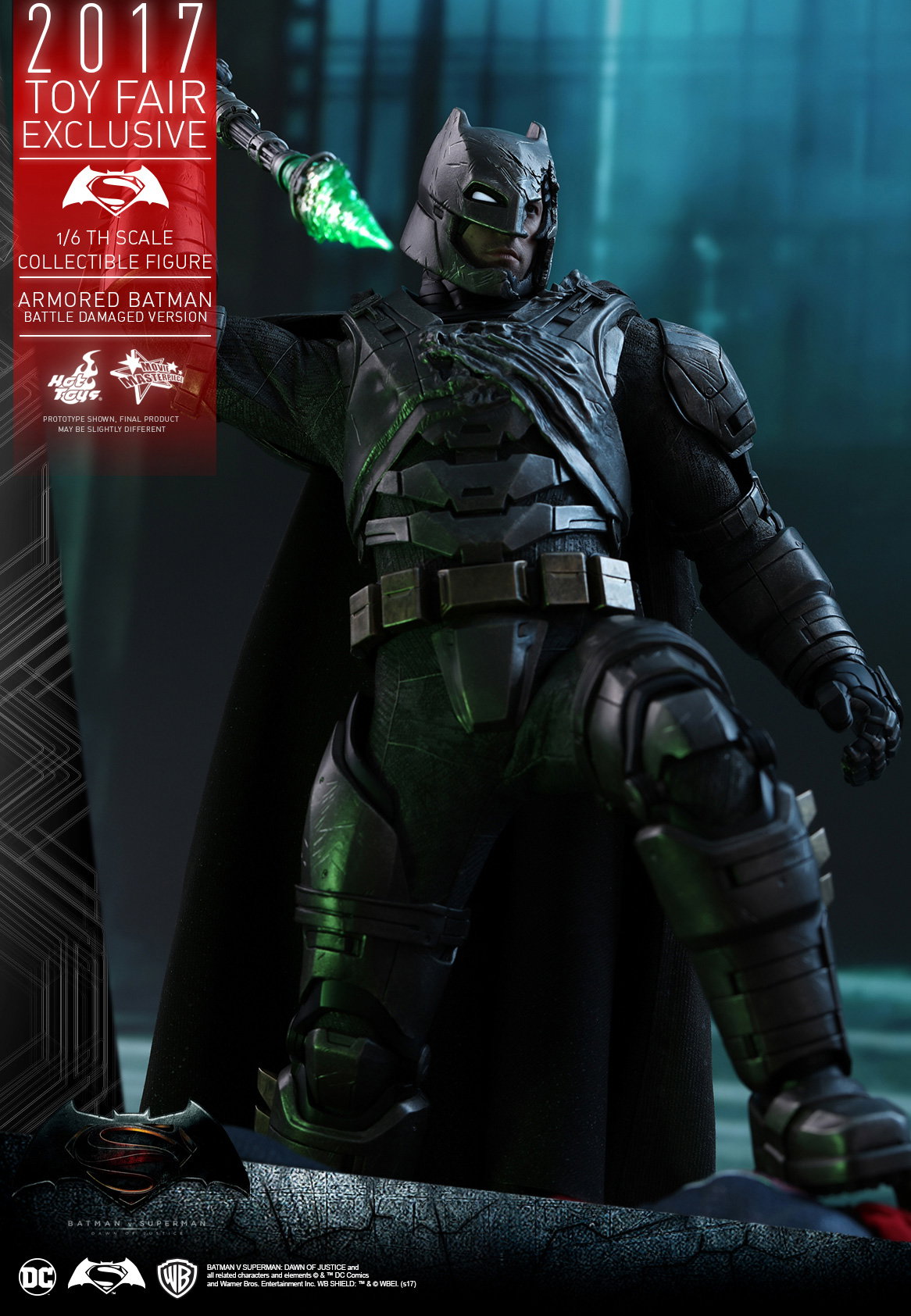 Batman v Superman Dawn of Justice - Armored Batman (Battle Damaged Version) image 4