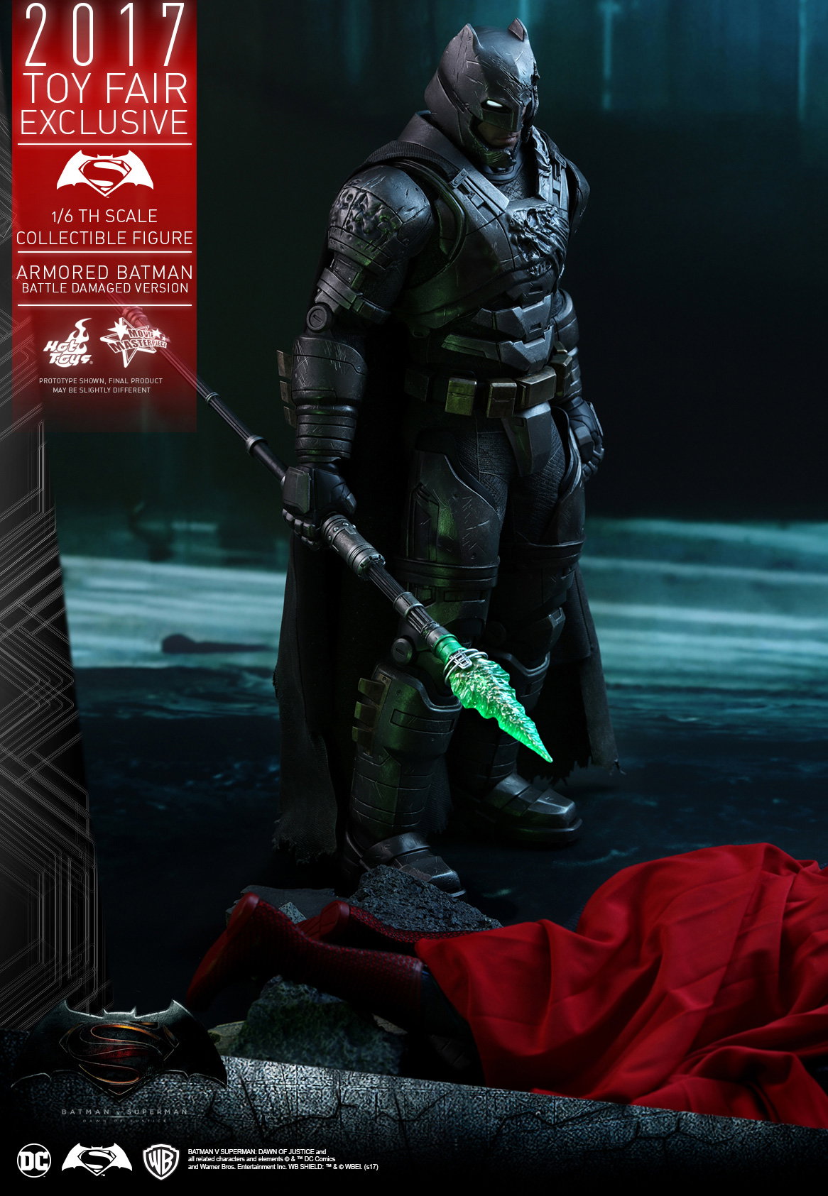 Batman v Superman Dawn of Justice - Armored Batman (Battle Damaged Version) image 5