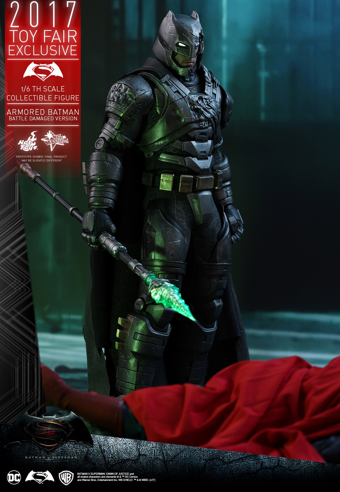 Batman v Superman Dawn of Justice - Armored Batman (Battle Damaged Version) image 6
