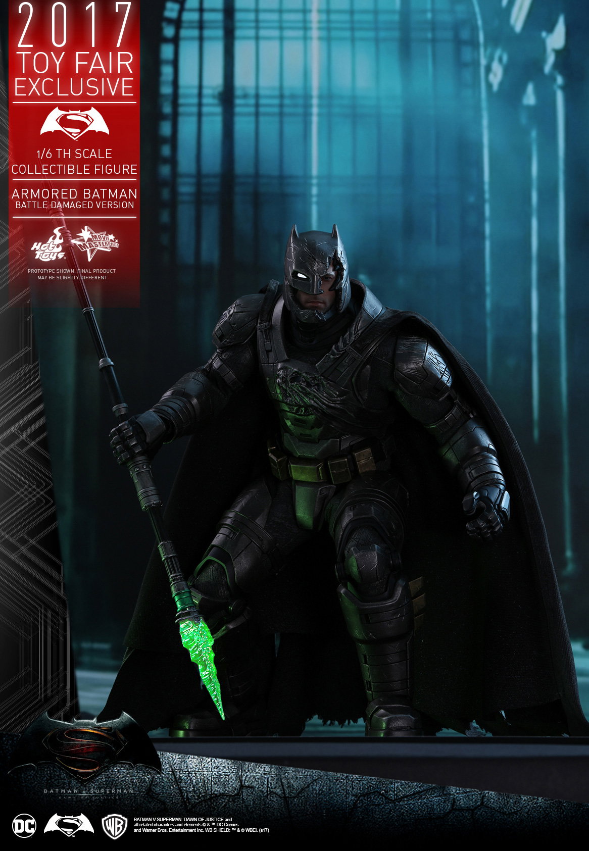 Batman v Superman Dawn of Justice - Armored Batman (Battle Damaged Version) image 7