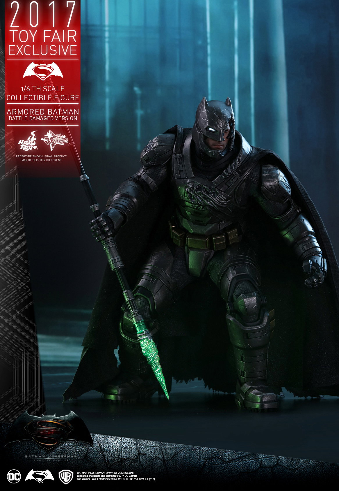 Batman v Superman Dawn of Justice - Armored Batman (Battle Damaged Version) image 8
