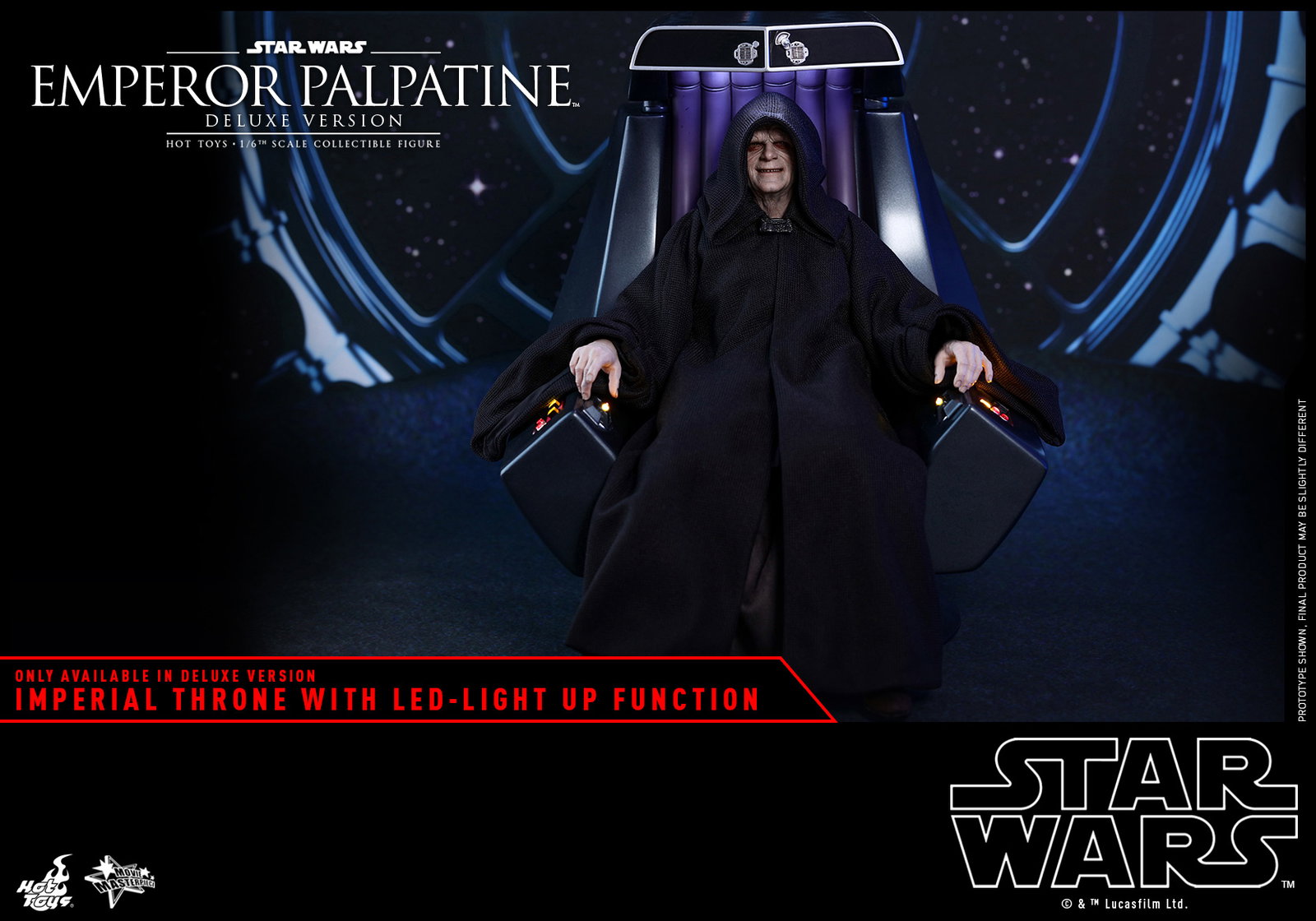 Star Wars / Episode VI Return Of The Jedi - Emperor Palpatine [With Bonus Accessories] image 10