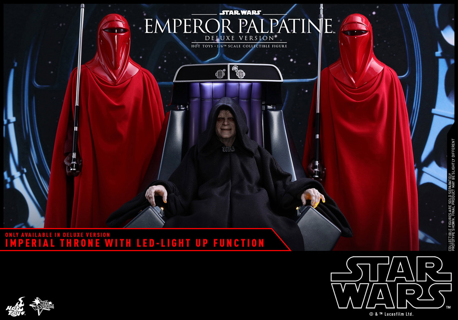 Star Wars / Episode VI Return Of The Jedi - Emperor Palpatine [With Bonus Accessories] image 2