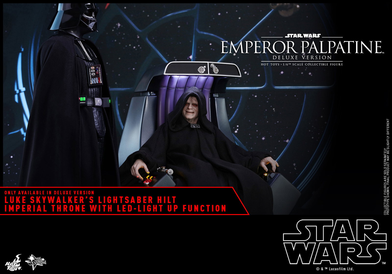 Star Wars / Episode VI Return Of The Jedi - Emperor Palpatine [With Bonus Accessories] image 4