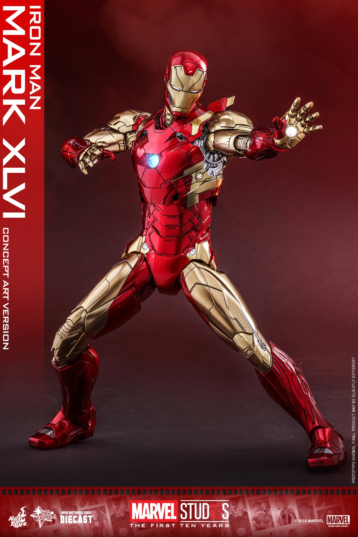 Marvel Studios: The First Ten Years - Iron Man Mark 46 (Concept Art Version) image 3