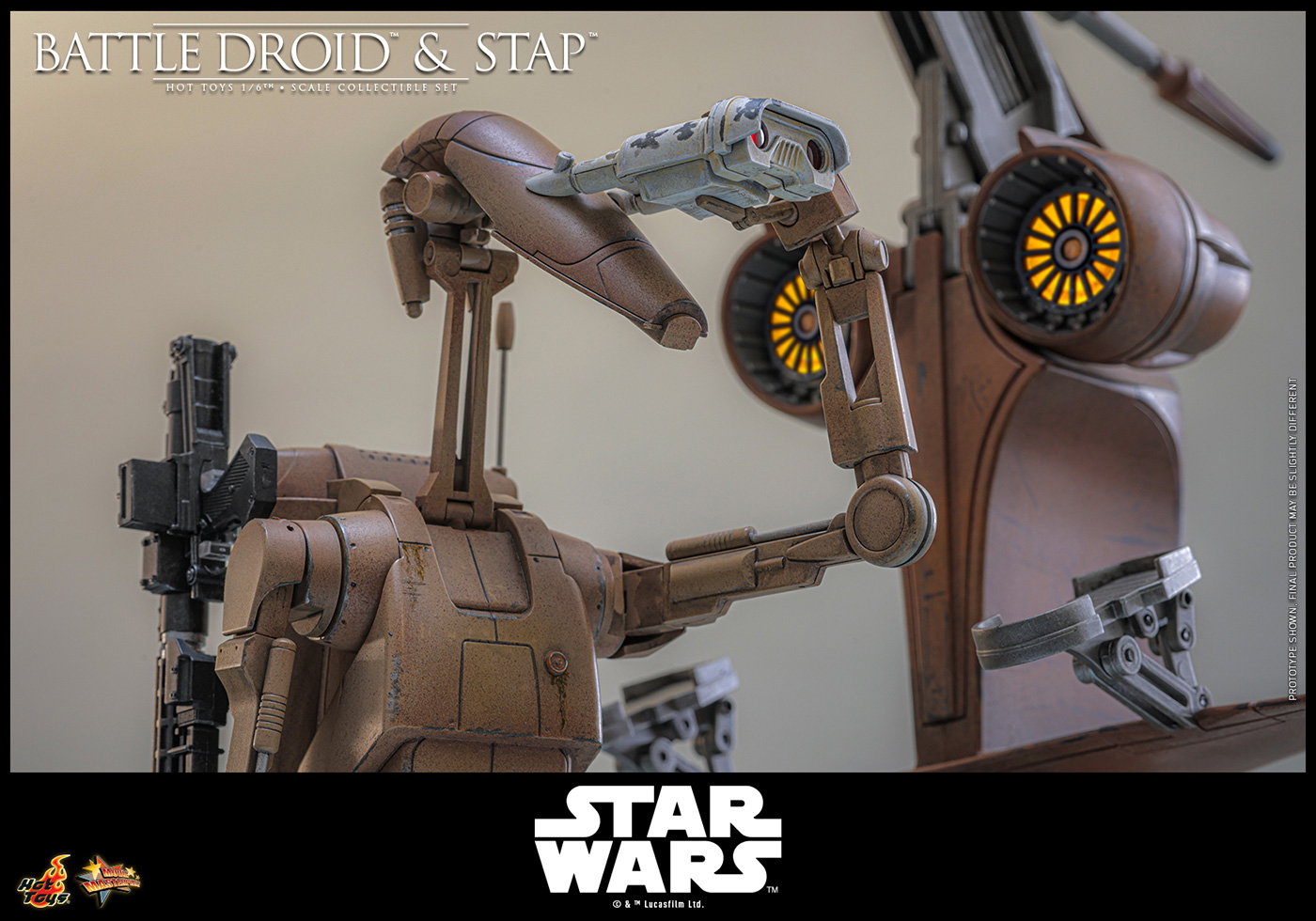 Star Wars: The Phantom Menace - Battle Droid & STAP image 2