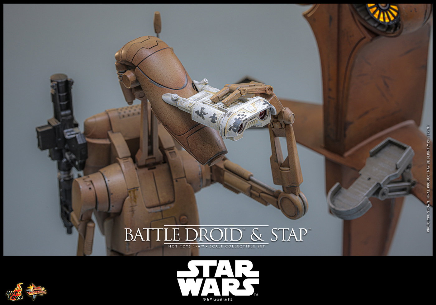 Star Wars: The Phantom Menace - Battle Droid & STAP image 3