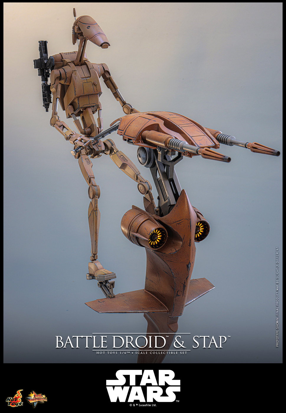 Star Wars: The Phantom Menace - Battle Droid & STAP image 4