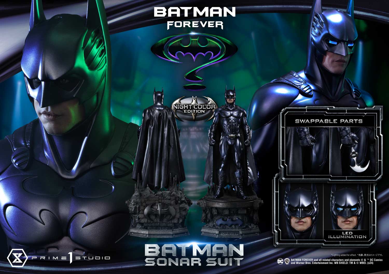 Batman Forever (Film) Batman Sonar Suit Night Color Edition image 4