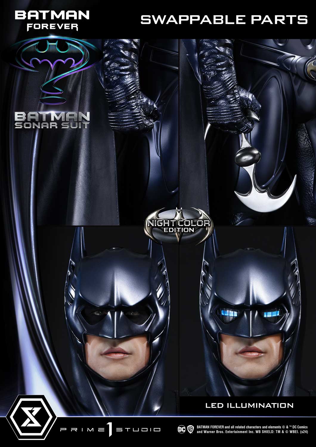 Batman Forever (Film) Batman Sonar Suit Night Color Edition image 5