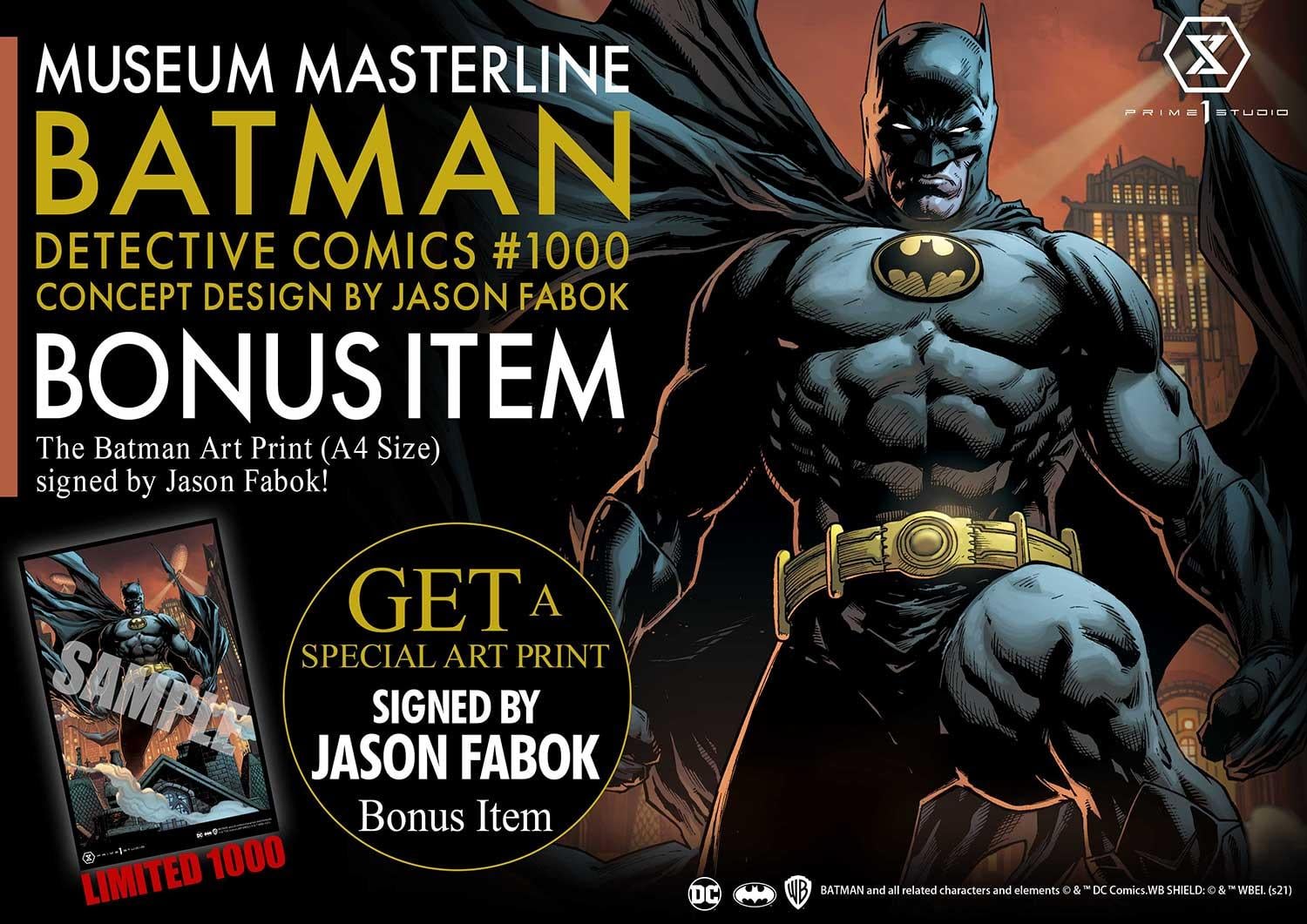 Batman Detective Comics #1000 (Concept Design By Jason Fabok) DX image 1