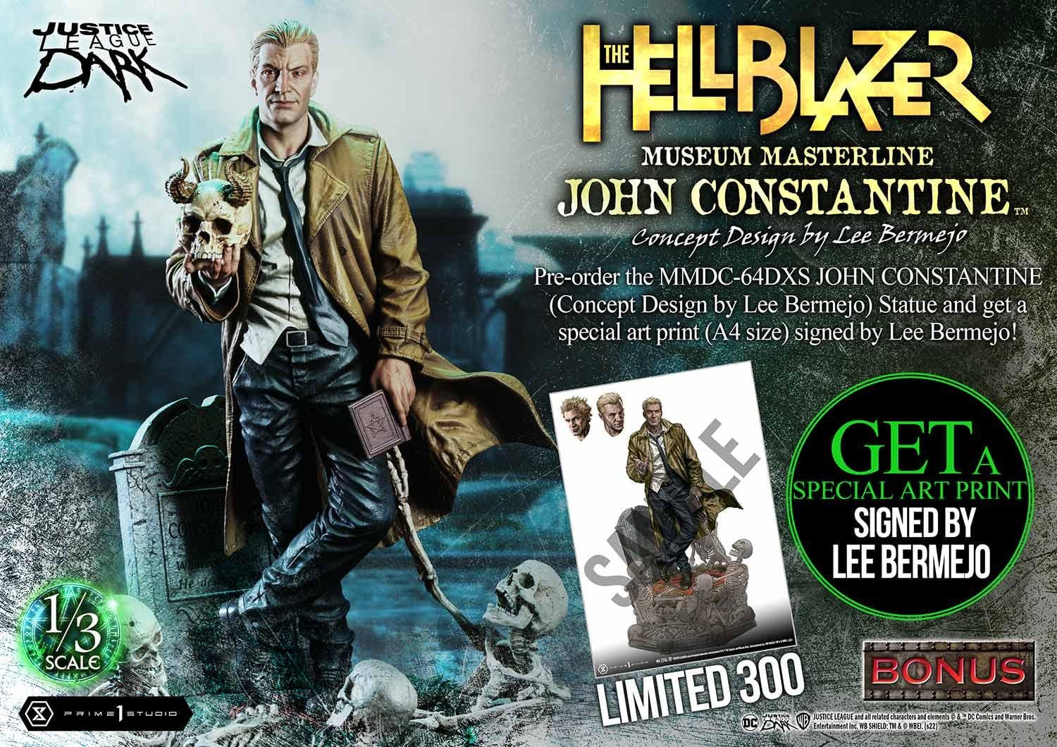 Hell Blazer (Comics) JOHN CONSTANTINE (Concept Design by Lee Bermejo) DX image 2