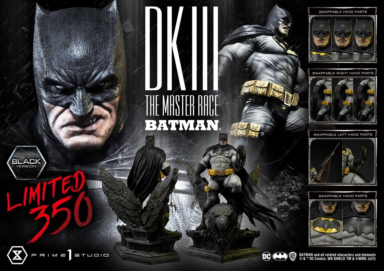 Batman Dark Knight III The Master Race (Comics) Batman Black Version image 1