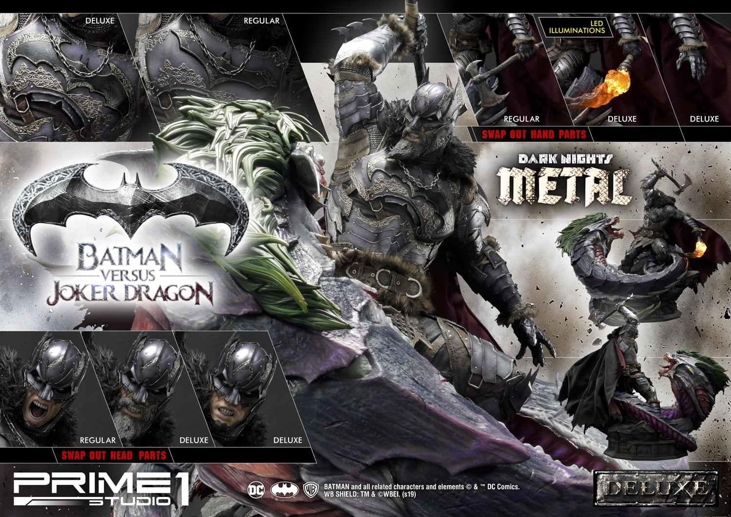 Dark Nights: Metal (Comics) Batman Versus Joker Dragon Deluxe Version image 5