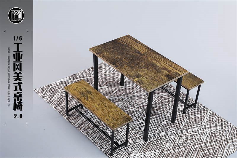 Industrial Style American Table and Chairs 2.0 image 4