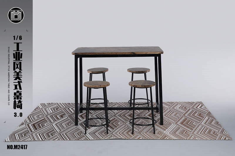 Industrial Style American Table and Chairs 3.0 image 3