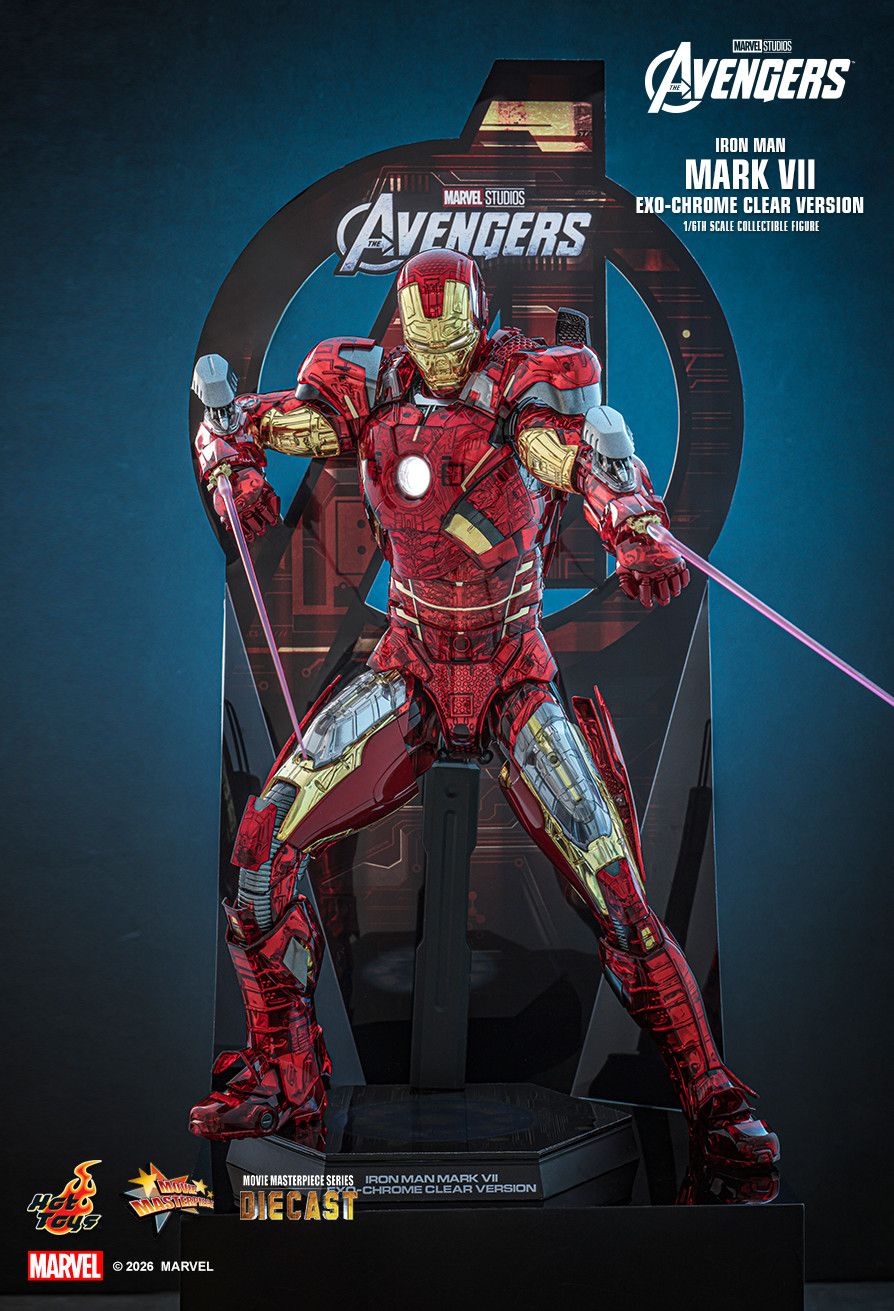 Iron Man Mark VII (Exo-Chrome Clear Version) image 5