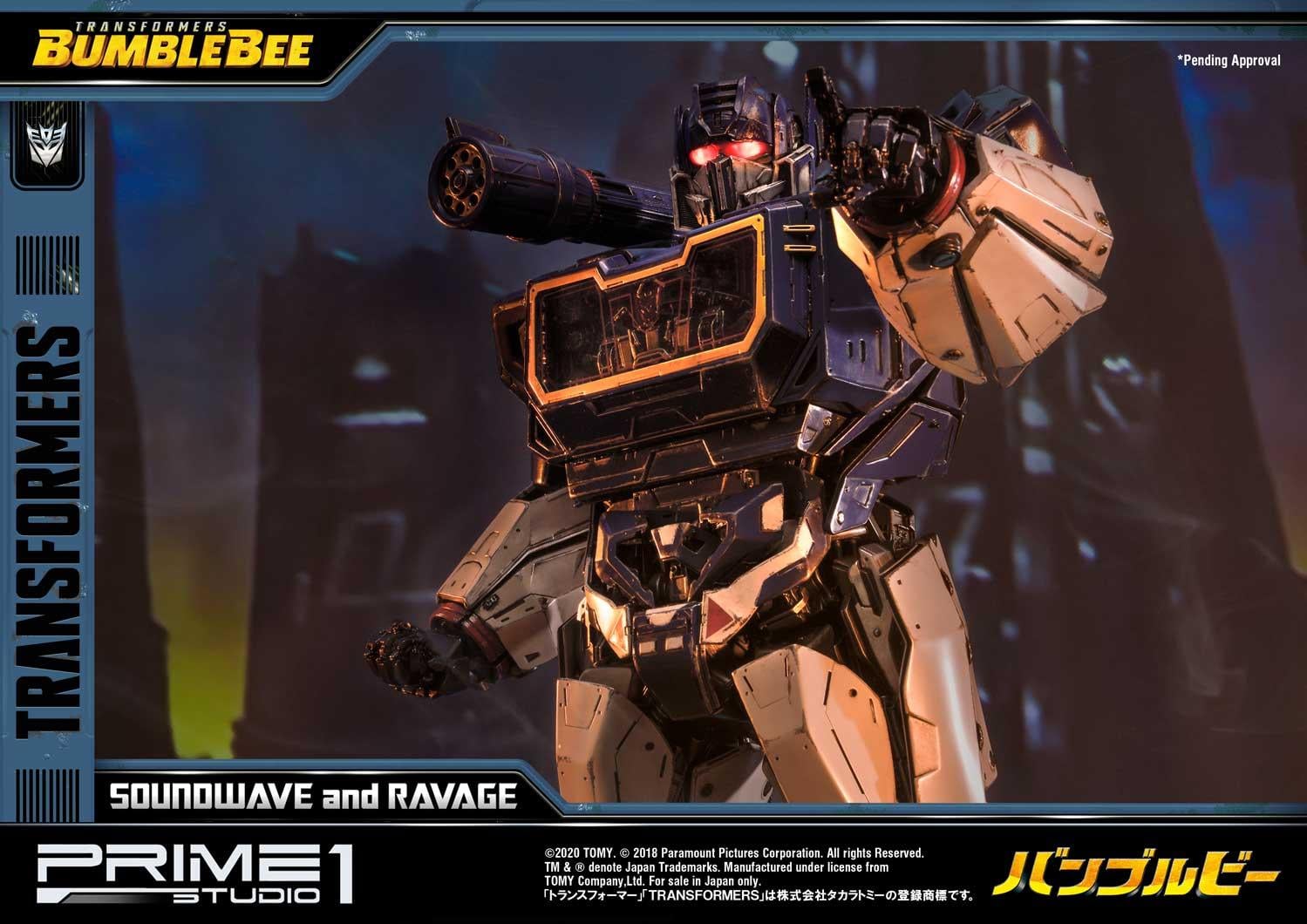 Transformers: Bumblebee (Film) Soundwave & Ravage EX Version image 2