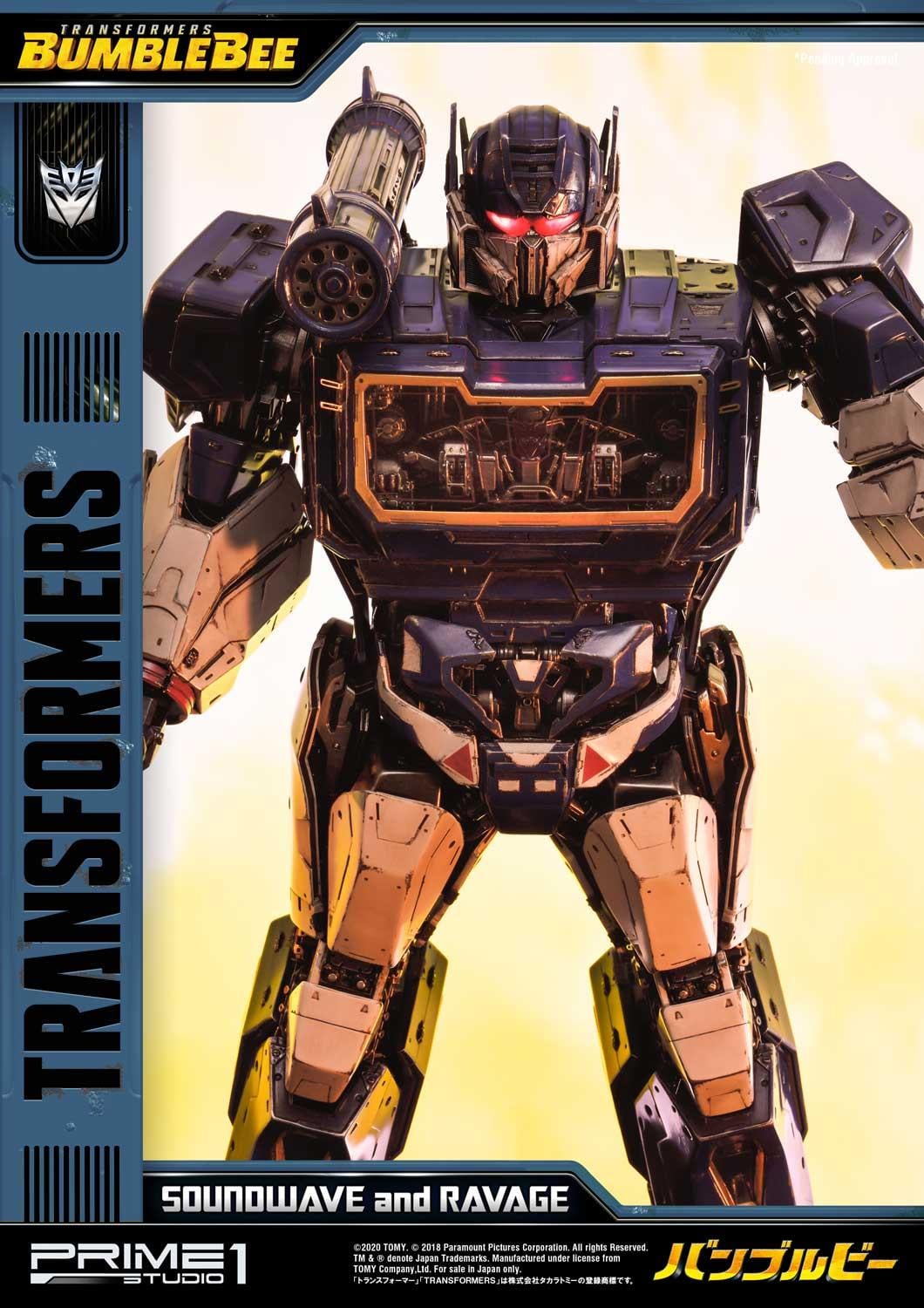 Transformers: Bumblebee (Film) Soundwave & Ravage EX Version image 3