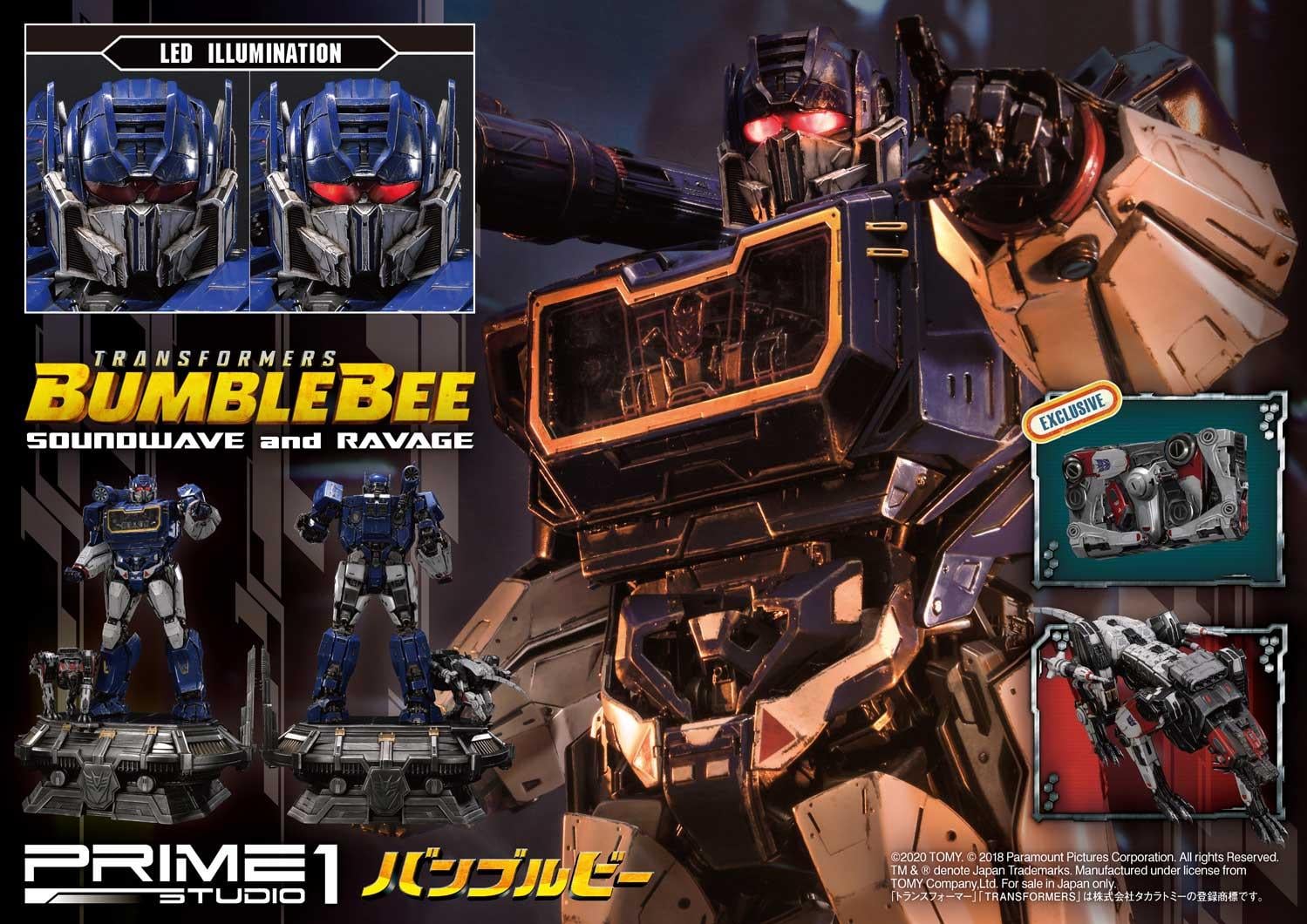 Transformers: Bumblebee (Film) Soundwave & Ravage EX Version image 4