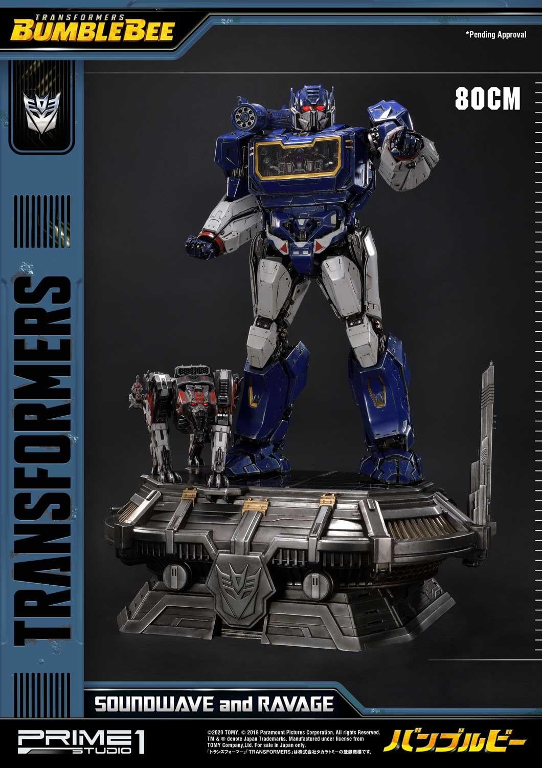 Transformers: Bumblebee (Film) Soundwave & Ravage EX Version image 5