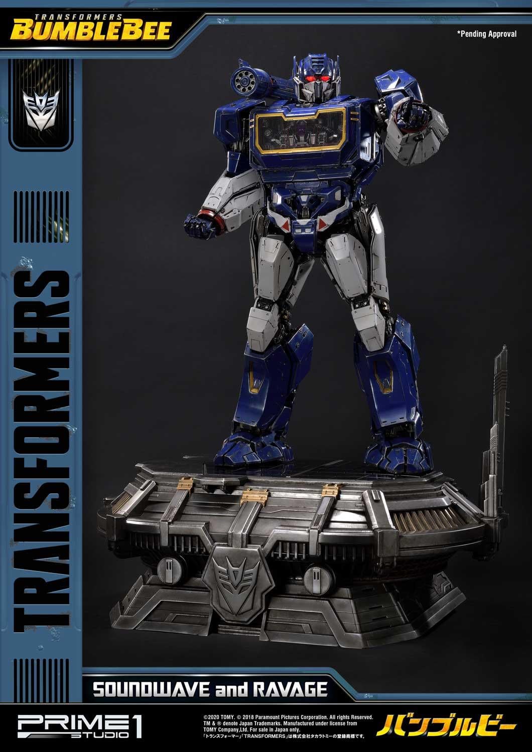 Transformers: Bumblebee (Film) Soundwave & Ravage EX Version image 9