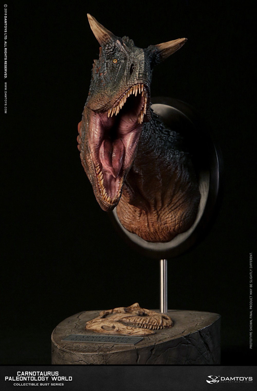 Carnotaurus Head Statue, Collector's Item - MUS005 A/B image 2