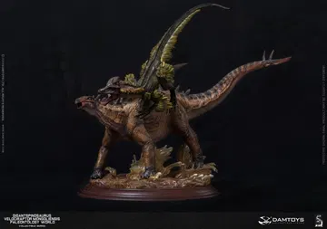 Spinosaurus and Inner Mongolian Raptor Statue - MUS011/A/B/EX