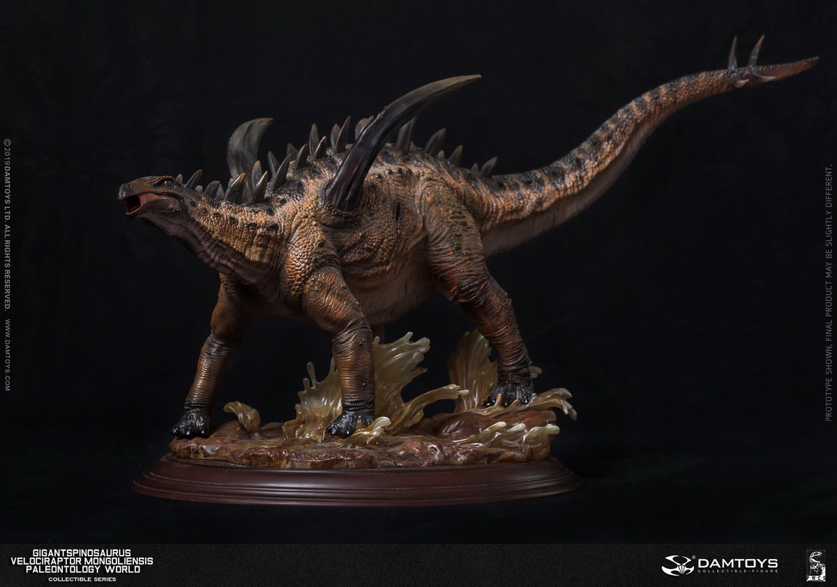 Spinosaurus and Inner Mongolian Raptor Statue - MUS011/A/B/EX image 4