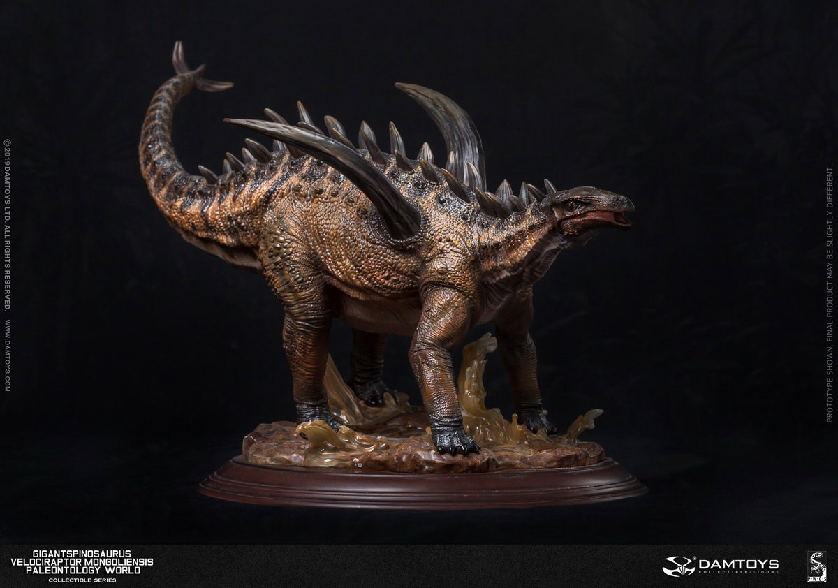 Spinosaurus and Inner Mongolian Raptor Statue - MUS011/A/B/EX image 9