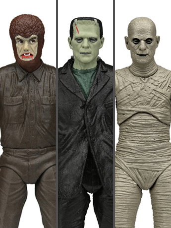 Universal Monsters Retro Glow-In-The-Dark Set of 3 Figures image 2