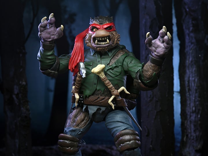 Universal Monsters x Teenage Mutant Ninja Turtles Ultimate Raphael as Wolfman image 1