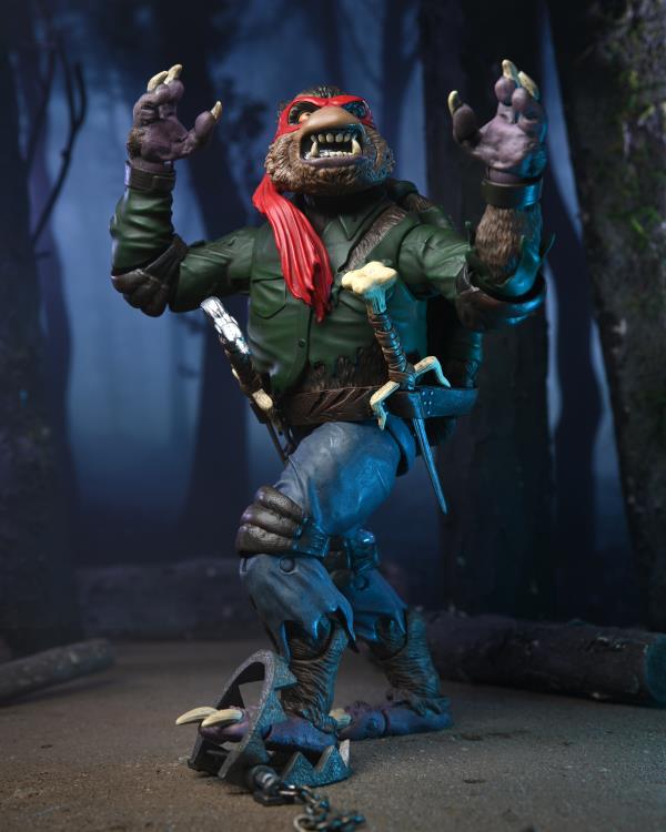 Universal Monsters x Teenage Mutant Ninja Turtles Ultimate Raphael as Wolfman image 6