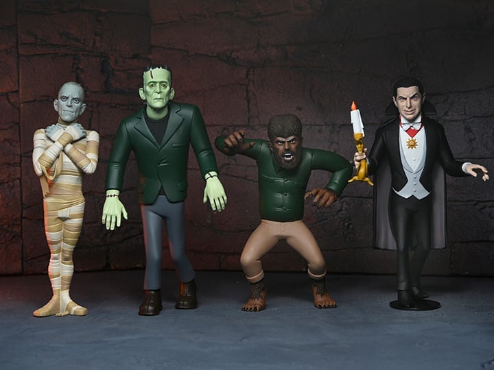 Universal Monsters Toony Terrors Set of 4 Figures image 1