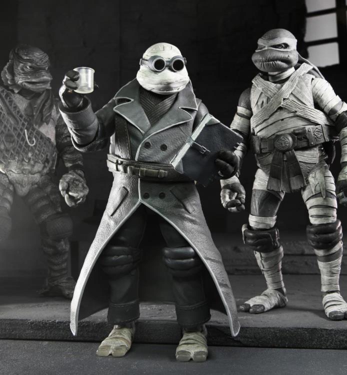 Universal Monsters x Teenage Mutant Ninja Turtles Turtles (Black & White) 4-Pack image 7